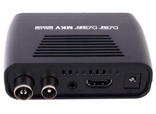Цифровой телевизионный DVB-T2 ресивер BBK SMP016HDT2 черный