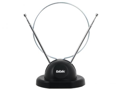 Телевизионная антенна BBK DA02 Комнатная цифровая DVB-T антенна, черный