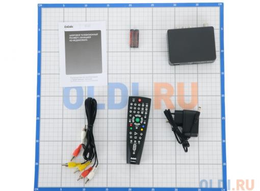 Цифровой телевизионный DVB-T2 ресивер BBK SMP131HDT2 темно-серый