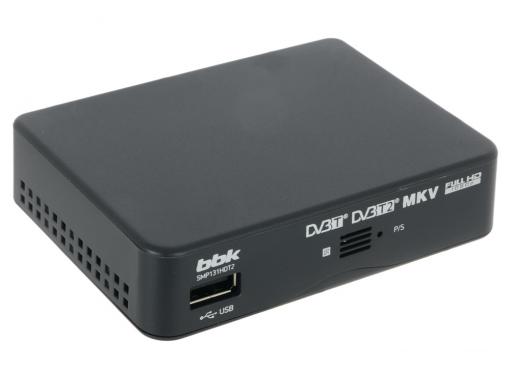 Цифровой телевизионный DVB-T2 ресивер BBK SMP131HDT2 темно-серый