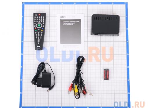 Цифровой телевизионный DVB-T2 ресивер BBK SMP132HDT2 черный