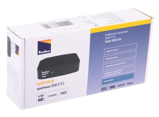 Цифровой телевизионный DVB-T2 ресивер TESLER DSR-330