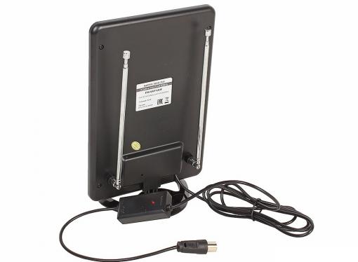 Телевизионная антенна HARPER ADVB-2820 (комнатная, активная;DVB-T2; VHF / UHF (174–230 MHz, 470-862 MHz); 25 dB; 75 ; 3 dB; питание-DVB-T2)