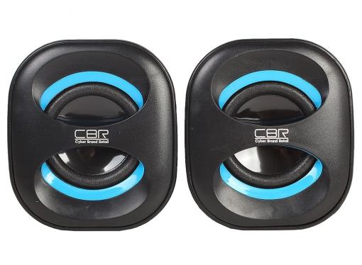 Колонки CBR CMS 333, Black (6 Вт, 90 - 20 000 Гц, mini Jack, USB)