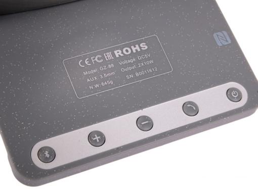 Портативная акустика GZ electronics LoftSound GZ-88 серебристый