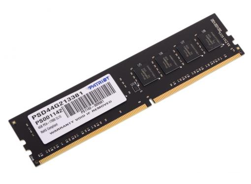 Память DDR4 4Gb (pc-17000) 2133MHz Patriot PSD44G213381