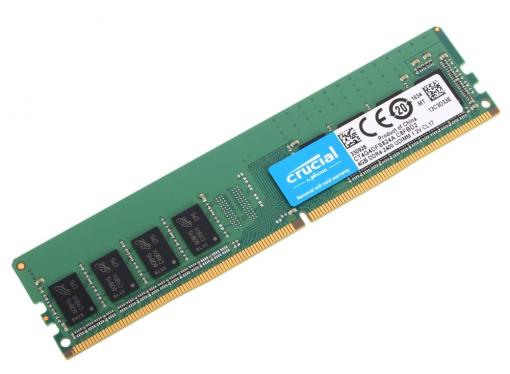 Память DDR4 4Gb (pc-19200) 2400MHz Crucial Single Rankx8 CT4G4DFS824A