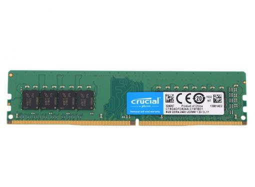 Память DDR4 8Gb (pc-19200) 2400MHz Crucial Dual Rank CT8G4DFD824A