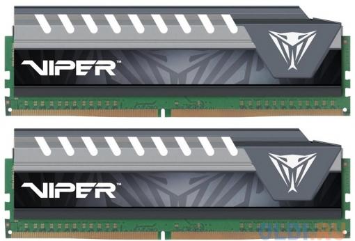 Память DDR4 16Gb 2x8GB (pc-17000) 2133MHz Patriot Viper4 Elite CL14 Grey PVE416G213C4KGY