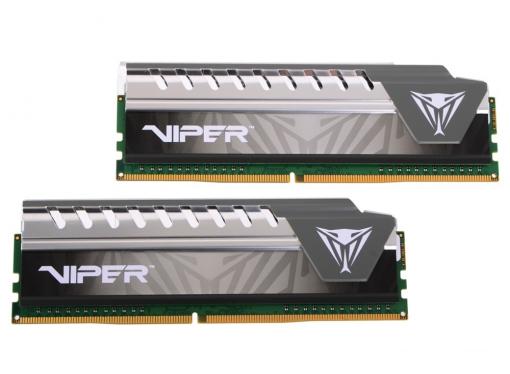 Память DDR4 8Gb 2x4GB (pc-17000) 2133MHz Patriot Viper4 Elite CL14 Grey PVE48G213C4KGY