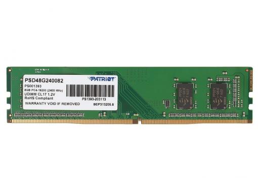 Память DDR4 8Gb (pc-19200) 2400MHz Patriot PSD48G240082