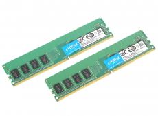 Память DDR4 16Gb 2x8GB (pc-19200) 2400MHz Crucial CL17 Single Rankx8 CT2K8G4DFS824A
