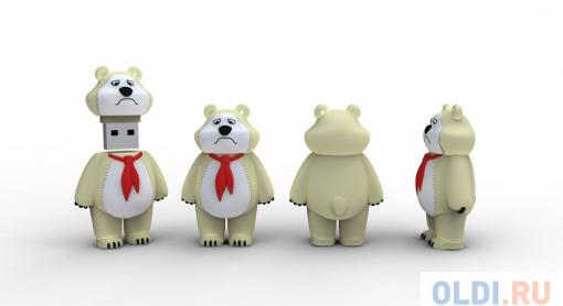 Внешний накопитель 16GB USB Drive (USB 2.0) ICONIK Мишка - пионер (RB-BEARP-16GB)