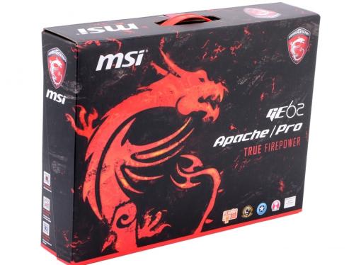 Ноутбук MSI GE62 6QE(Apache Pro)-461RU i7-6700HQ(2.6) Skylake/16Gb/1Tb/15.6