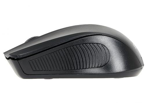 Беспроводная мышь SVEN RX-300 Wireless черная, BlueLED, 3+1(колесо прокрутки), 600/1000 dpi, симметричная