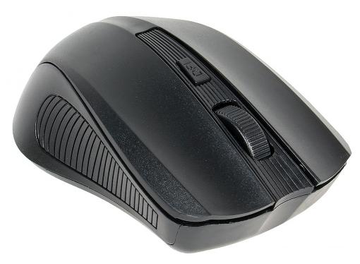 Беспроводная мышь SVEN RX-300 Wireless черная, BlueLED, 3+1(колесо прокрутки), 600/1000 dpi, симметричная
