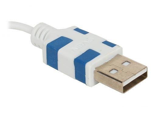 Мышь SVEN RX-112 USB белая, 2+1 клавиши, симметричная форма, коробка цвет