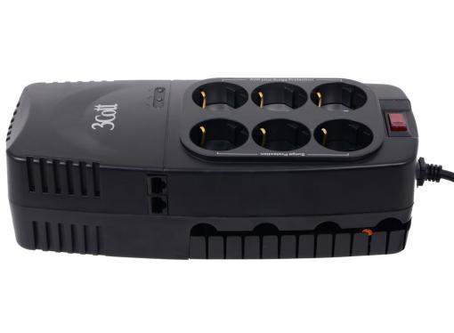 Стабилизатор напряжения 3Cott 1000VA-AVR 3*AVR + 3*Surge Protector, RJ-11/RJ-45