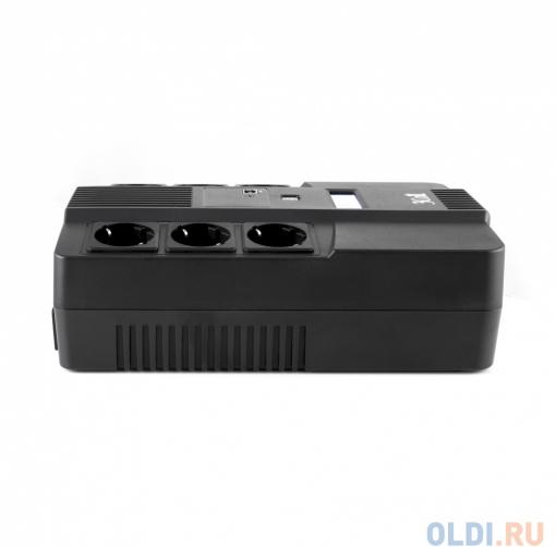 ИБП 3Cott-650-CDL Cascade Line 650VA/390W Display,USB,AVR,RJ11,RJ45 (3+3 Euro)