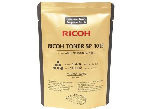 Тонер для заправки Ricoh SP 101E для Aficio SP 100/100SU/100SF/200N/200S/202SN/203SF/203SFN/SP 111/111SU/111SF. Чёрный. 2000 страниц.