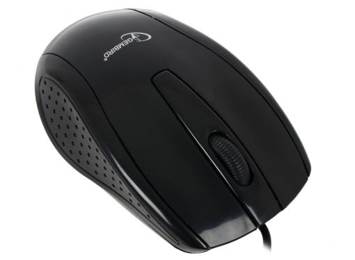 Мышь Gembird MUSOPTI8 -806U-1, черный, USB, 800DPI