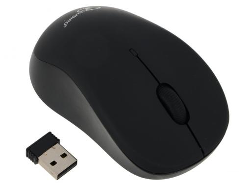 Мышь беспров. Gembird MUSW-218, черн, soft touch, 2кн.+колесо-кнопка, 1200DPI, 2.4ГГц
