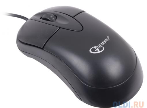 Мышь Gembird MUSOPTI9-904U, черный, USB, 1000DPI