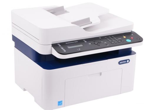 МФУ Xerox WorkCentre 3025NI (A4, лазерный принтер/сканер/копир/факс, 20 стр/мин, до 15K стр/мес, 128MB, GDI, USB, Network, Wi-fi)