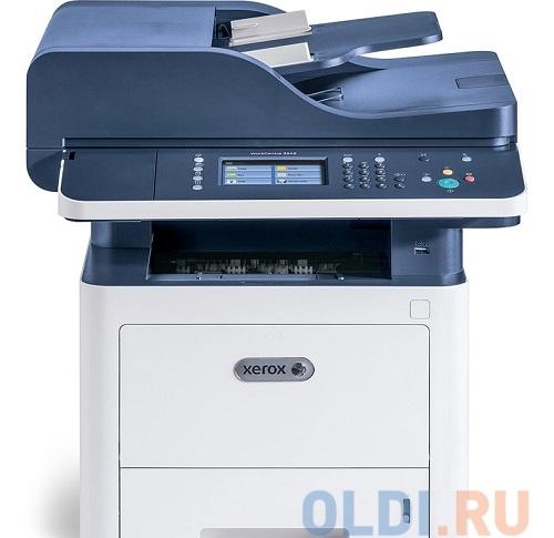МФУ Xerox WorkCentre 3345V_DNI (A4, лазерный принтер/сканер/копир/факс, до 42 стр/мин, до 80K стр/мес, 1.5Gb/USB, Ethernet, WiFi, Duplex)