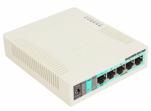 Маршрутизатор MikroTik RB951G-2HnD Беспроводной маршрутизатор 600Mhz CPU 128MB RAM 5xGbit LAN, built-in 2.4Ghz 802b/ g/ n