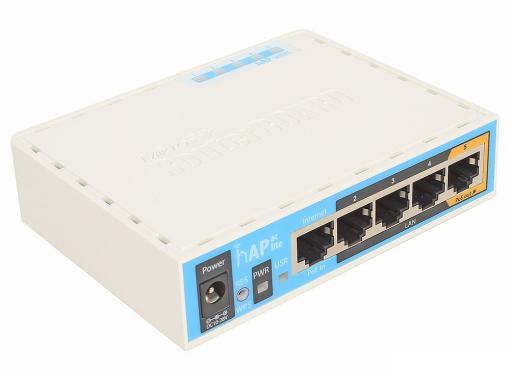 Маршрутизатор MikroTik RB952Ui-5ac2nD Беспроводной маршрутизатор hAP AC lite 802.11ac 2.4ГГц и 5ГГЦ 4xLAN PoE