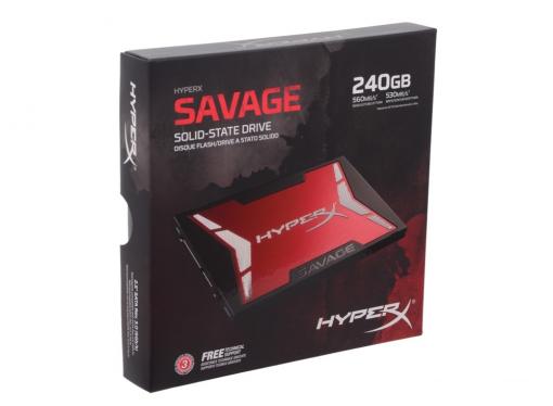 SSD накопитель Kingston HyperX Savage SHSS37A/240G 240GB SATA III/2.5