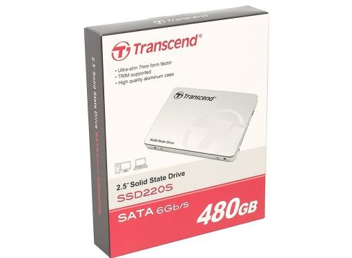 SSD накопитель Transcend SSD220 TS480GSSD220S 480GB SATA III/2.5
