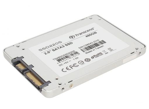 SSD накопитель Transcend SSD220 TS480GSSD220S 480GB SATA III/2.5