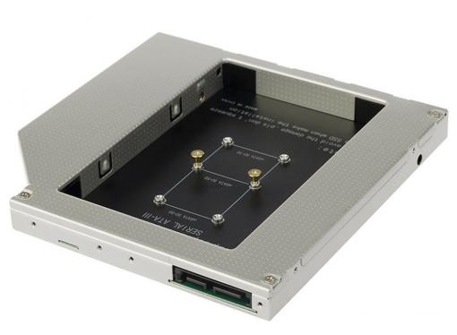 ORIENT UHD-2MSC9, Шасси для SSD mSATA для установки в SATA отсек оптического привода ноутбука 9.5 мм