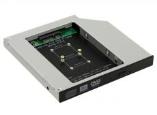 ORIENT UHD-2MSC12, Шасси для SSD mSATA для установки в SATA отсек оптического привода ноутбука 12.7 мм