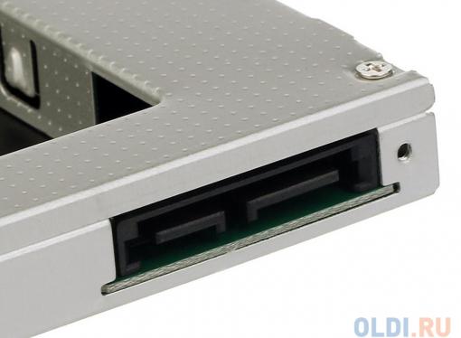 ORIENT UHD-2MSC12, Шасси для SSD mSATA для установки в SATA отсек оптического привода ноутбука 12.7 мм