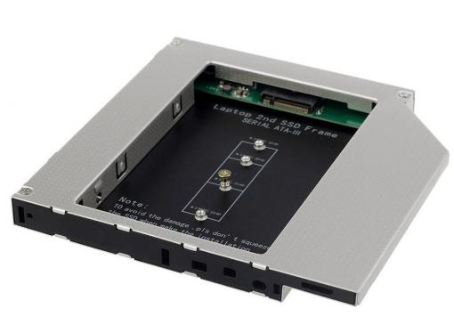 ORIENT UHD-2M2C9, Шасси для SSD M.2 (NGFF) для установки в SATA отсек оптического привода ноутбука 9.5 мм