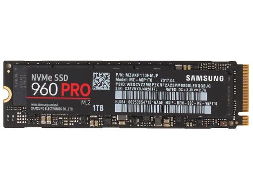 SSD накопитель Samsung 960 PRO MZ-V6P1T0BW 1TB PCI-E/M.2 2280/512MB
