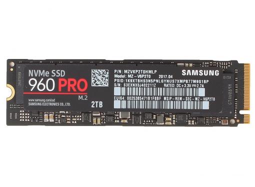 SSD накопитель Samsung 960 PRO MZ-V6P2T0BW 2TB PCI-E/M.2 2280
