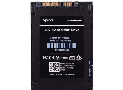 SSD накопитель Apacer AS330 AP480GAS330-1 480 Gb SATA III/2.5