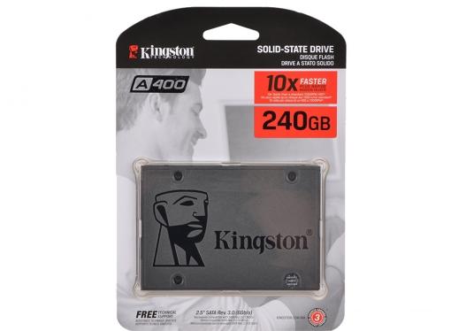 SSD накопитель Kingston SSDNow A400 SA400S37/240G 240Gb SATA III/2.5