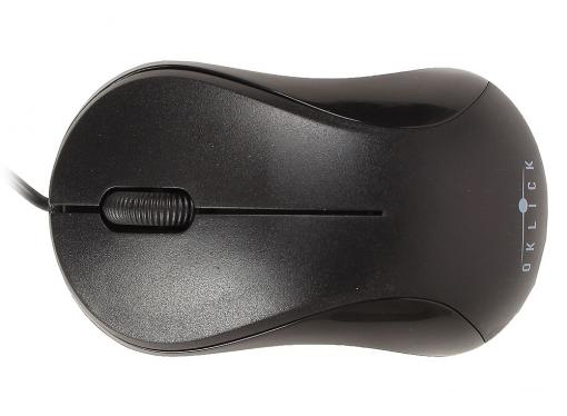 Мышь Oklick 115S black optical (1000dpi) USB for notebook (2but)