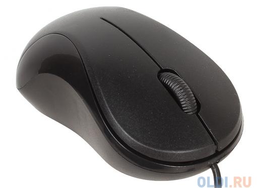 Мышь Oklick 115S black optical (1000dpi) USB for notebook (2but)