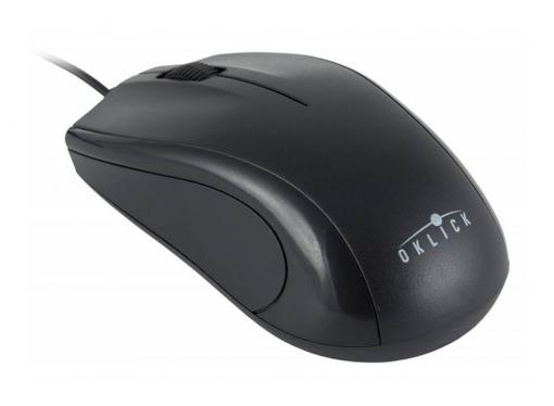 Мышь Oklick 185M black optical (1000dpi) USB (2but)