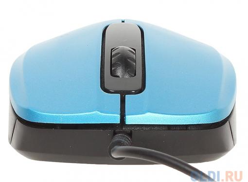 Мышь Oklick 195M blue/black optical (800dpi) USB (2but)