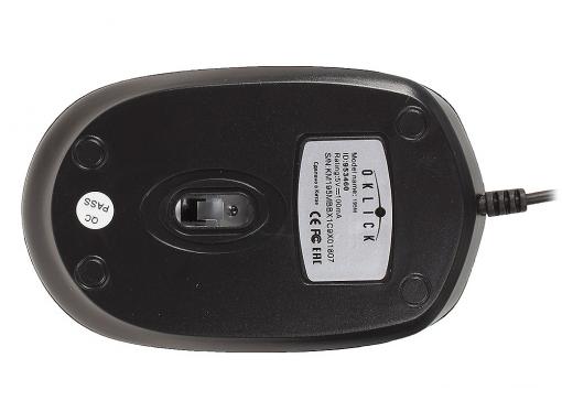 Мышь Oklick 195M blue/black optical (800dpi) USB (2but)