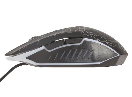 Мышь Oklick 895G черный оптическая (2400dpi) USB игровая (5but)