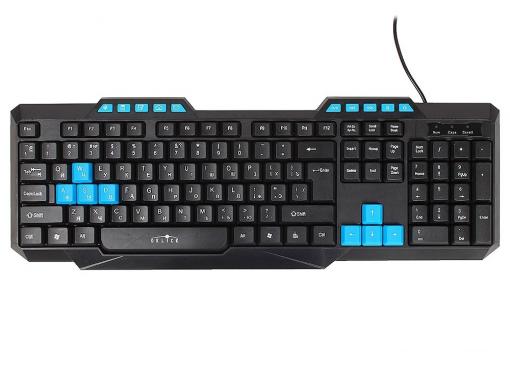 Клавиатура Oklick 750G black/black USB