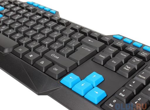 Клавиатура Oklick 750G black/black USB